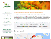 Tablet Screenshot of ampq.ca